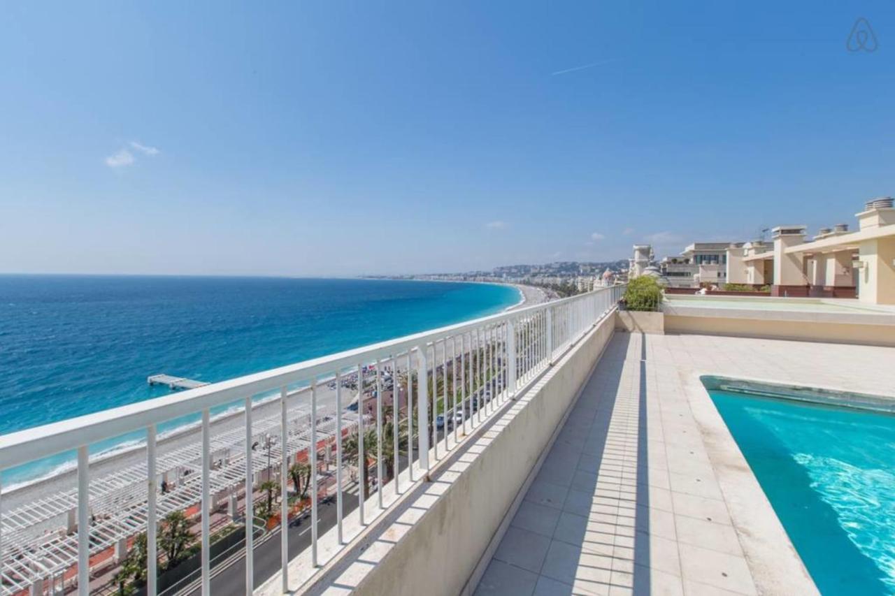 Royal Promenade Pool Terrace With Sea View Apartamento Nice Exterior foto