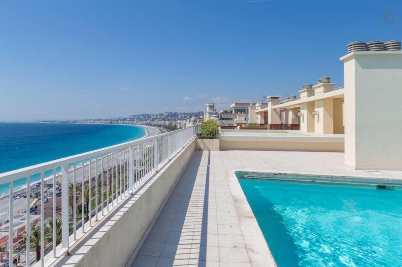 Royal Promenade Pool Terrace With Sea View Apartamento Nice Exterior foto